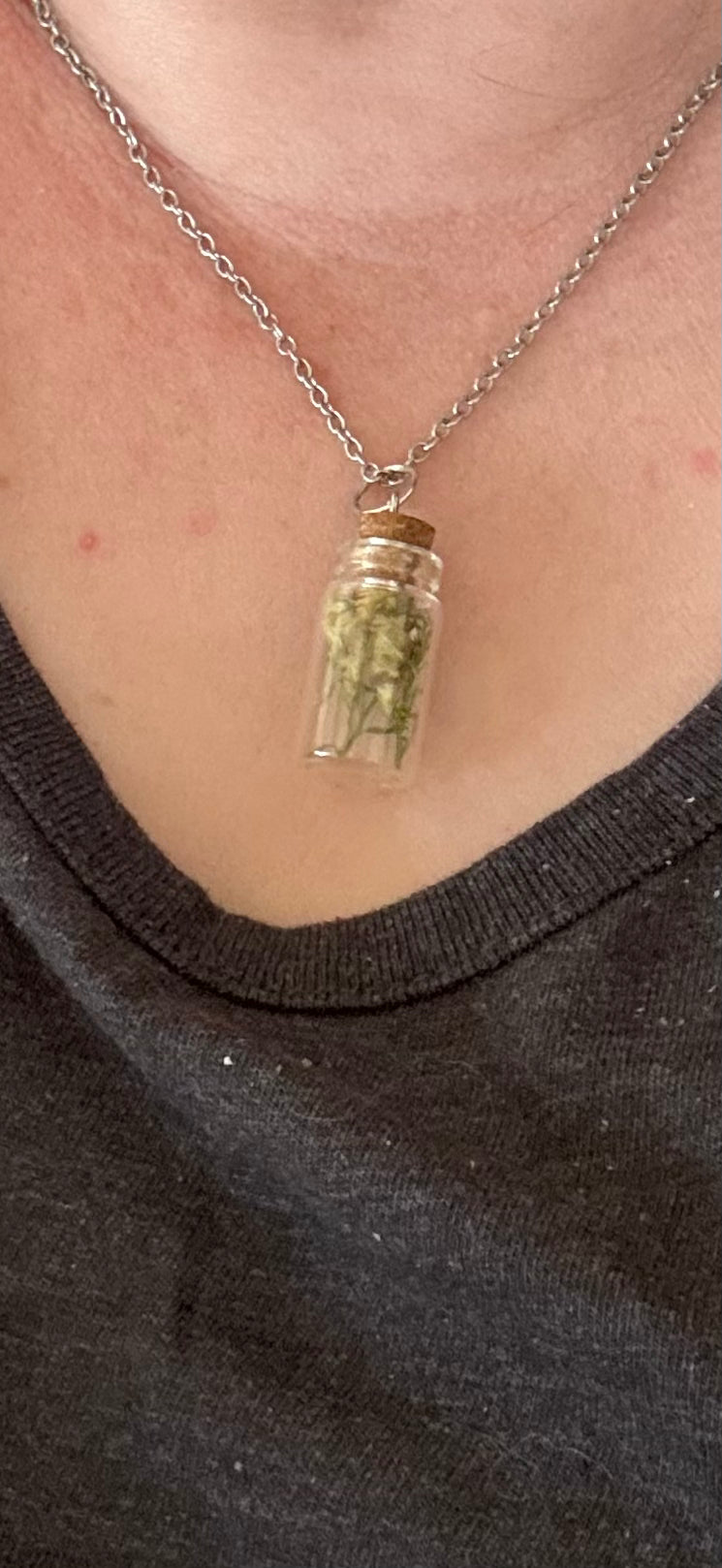 Goldenrod Bottle Necklace