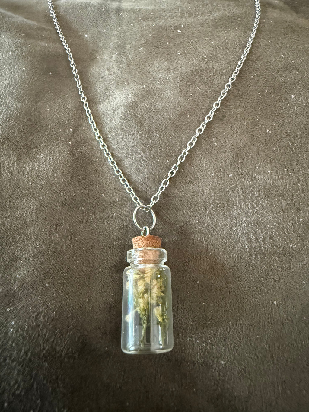 Goldenrod Bottle Necklace