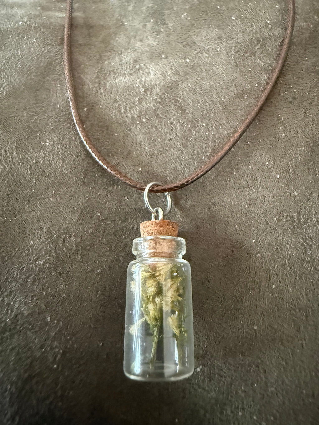Goldenrod Bottle Necklace