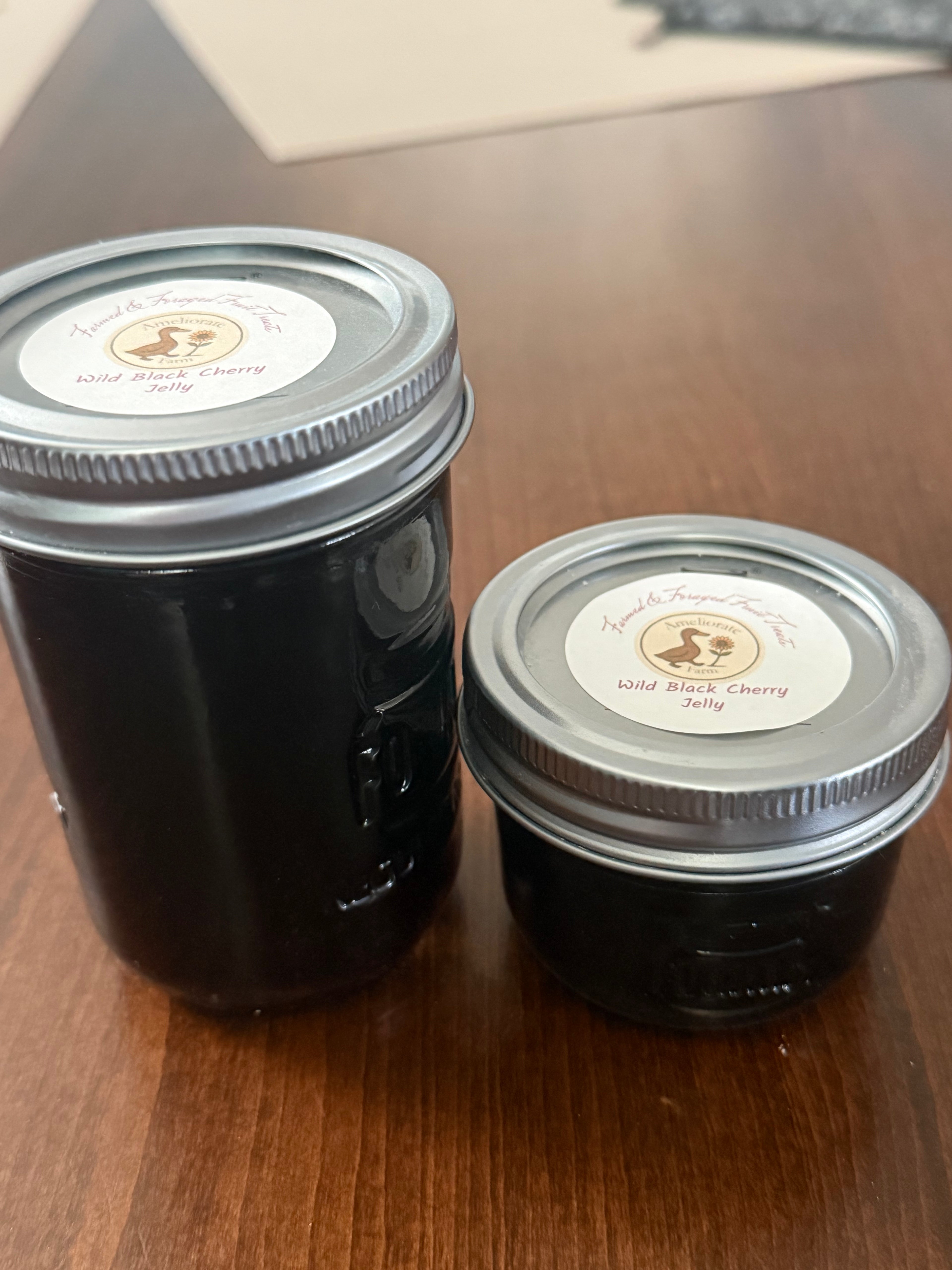 Wild Black Cherry Jelly