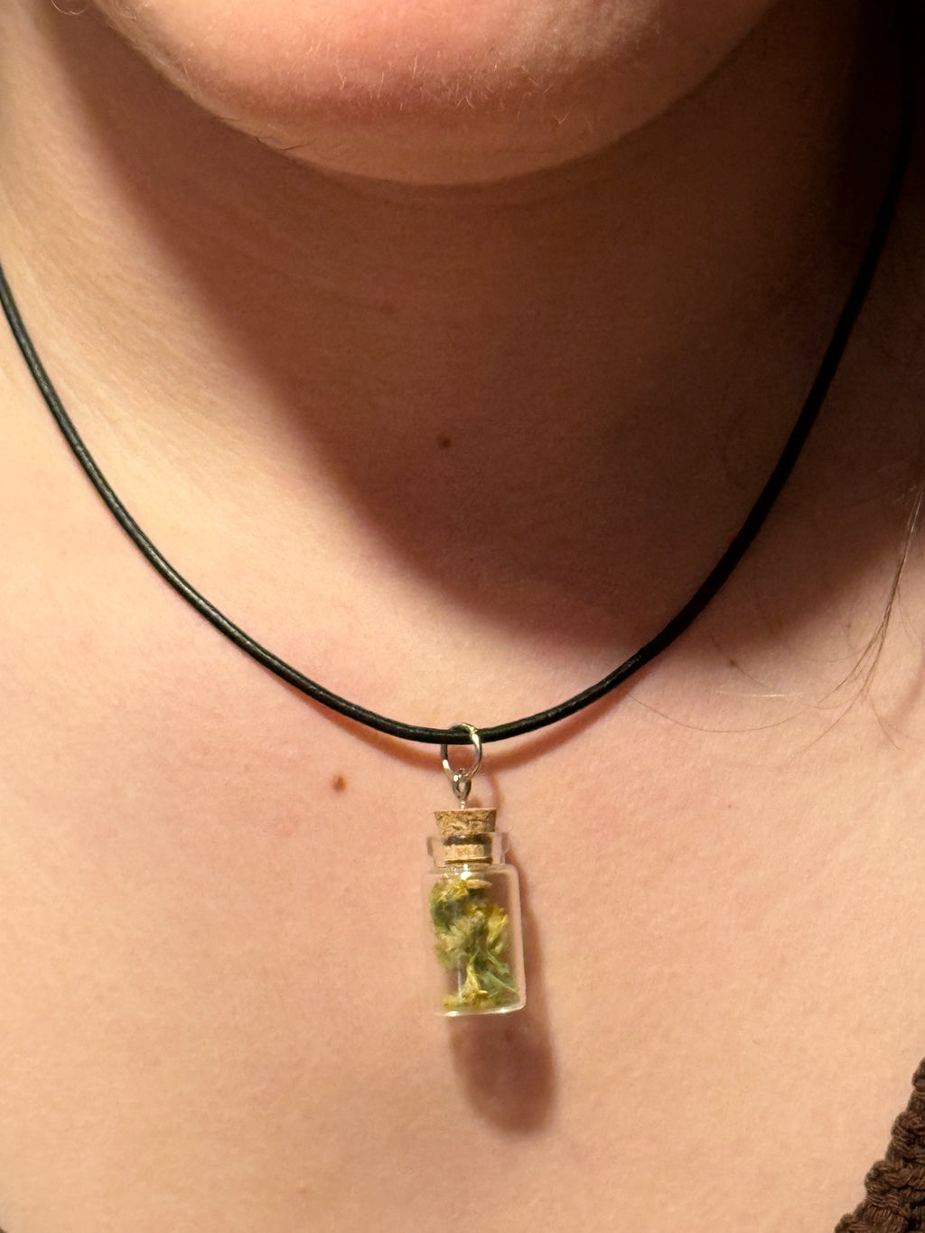 Goldenrod Bottle Necklace