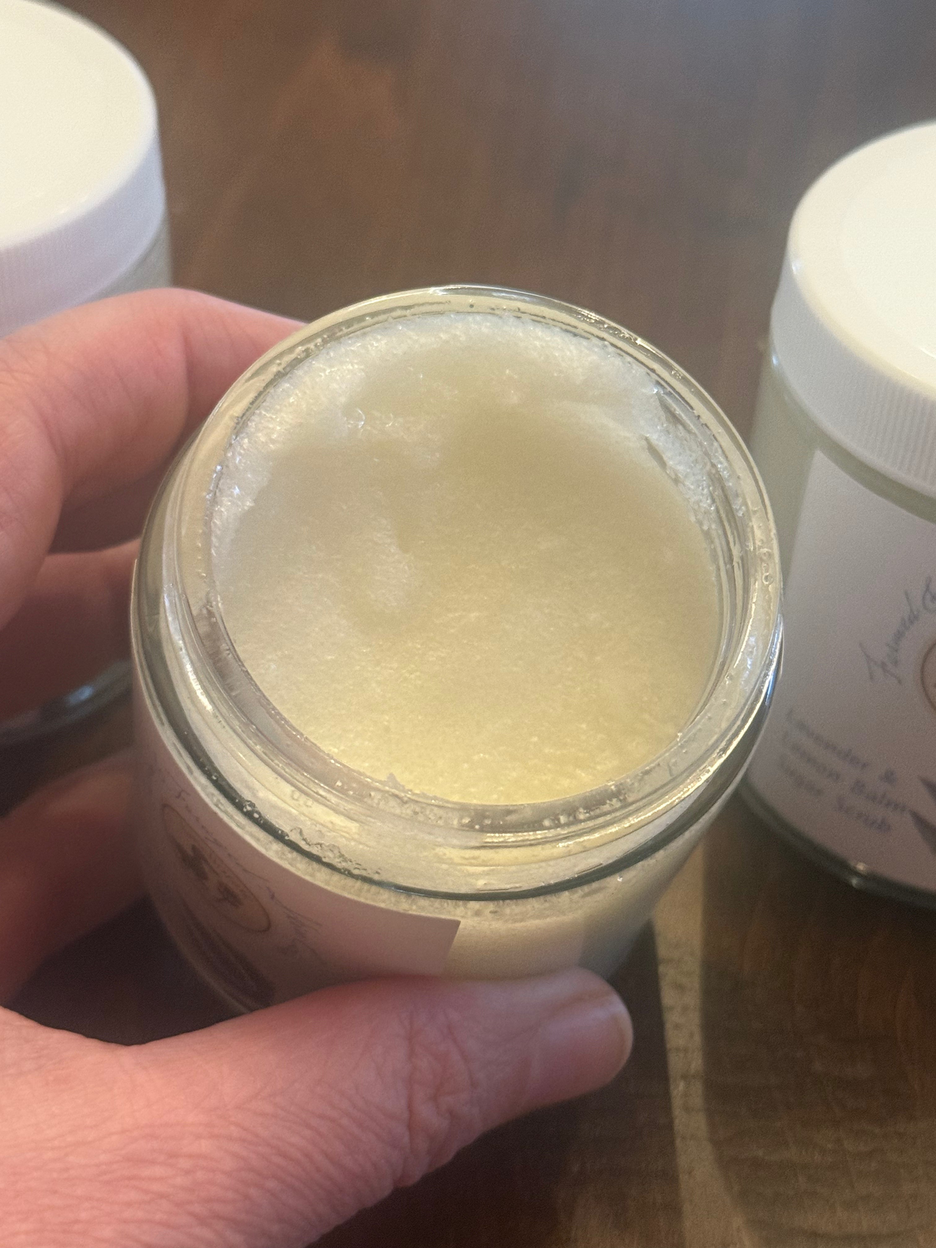Lavender-Lemon Balm Sugar Scrub