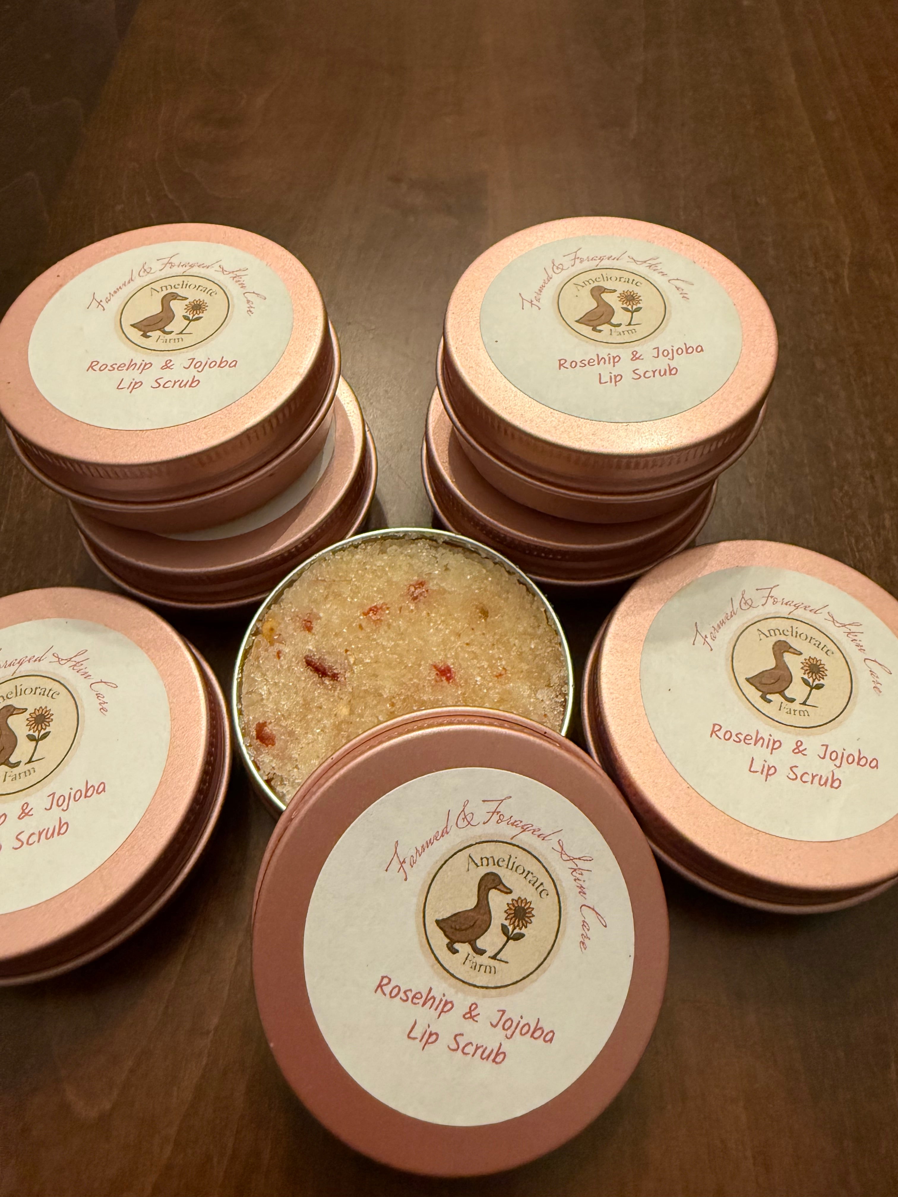 Rosehip and Jojoba Lip Scrub