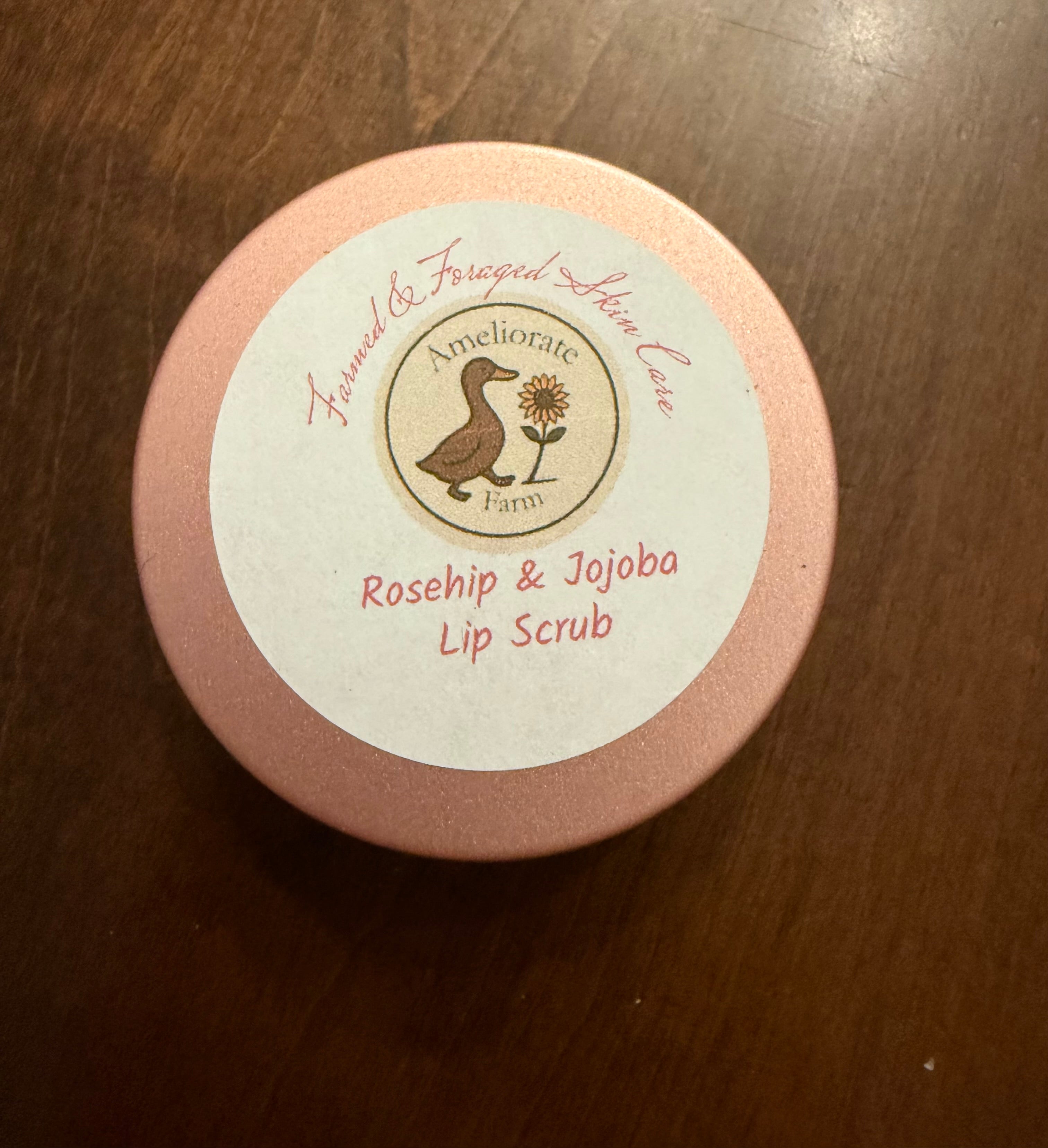 Rosehip and Jojoba Lip Scrub