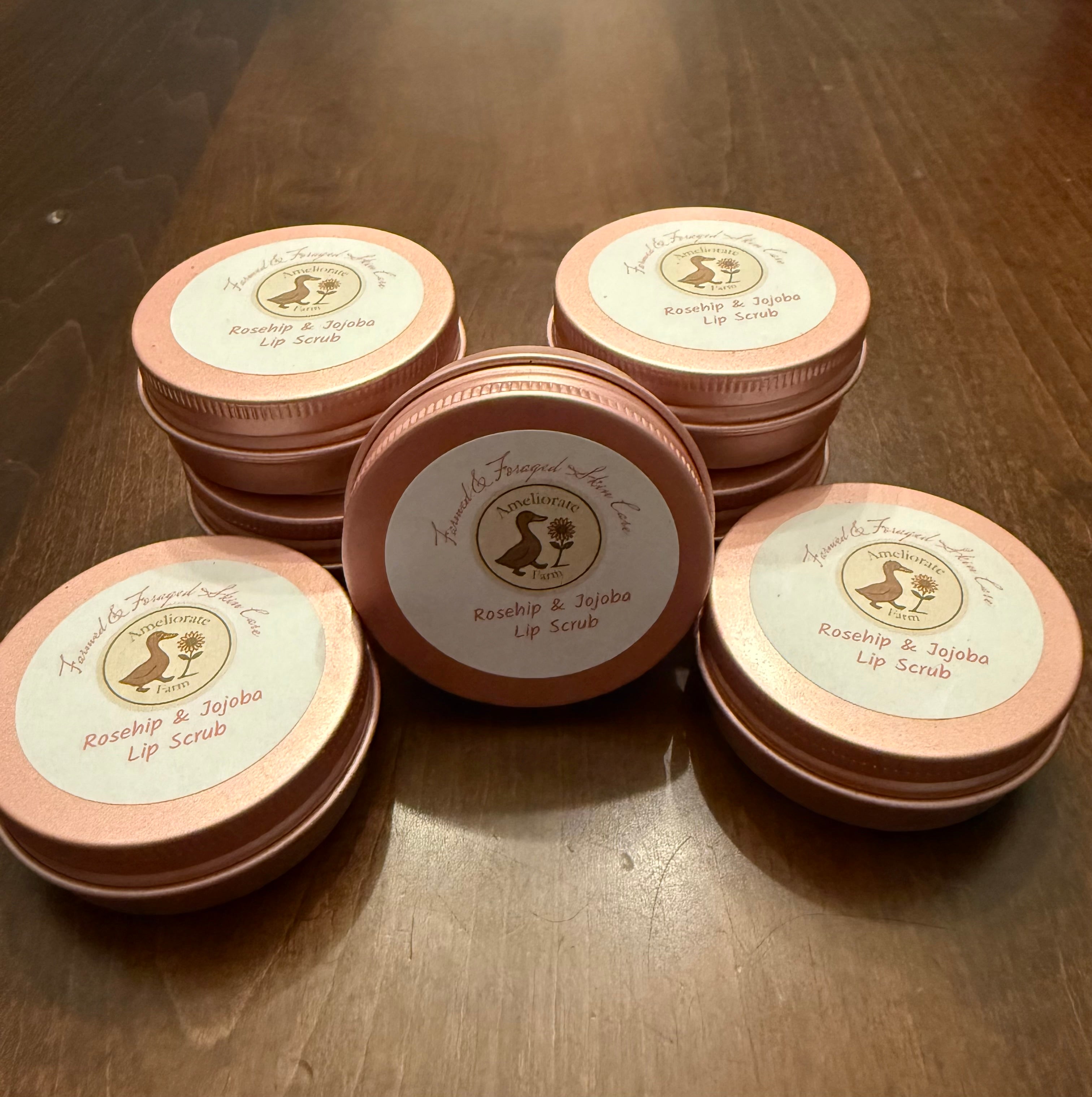 Rosehip and Jojoba Lip Scrub