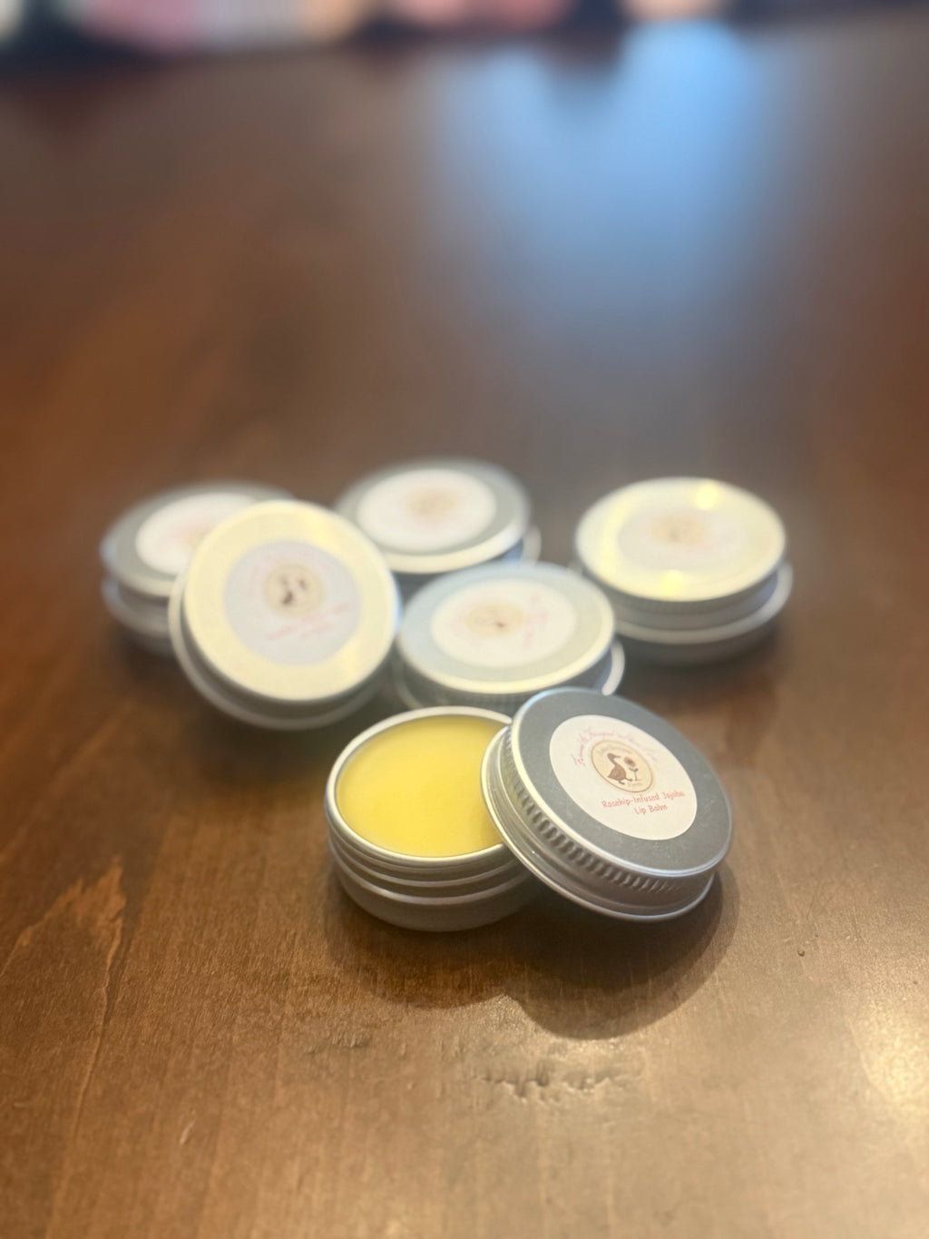 Rosehip-Infused Jojoba Lip Balm