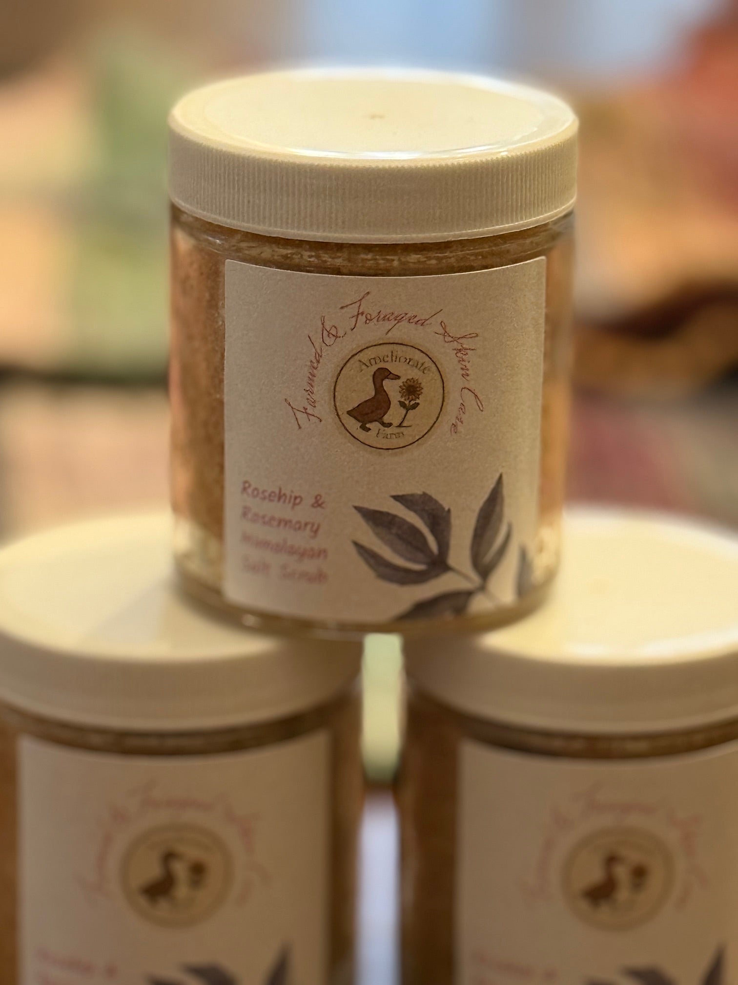 Rosehip & Rosemary Himalayan Salt Scrub