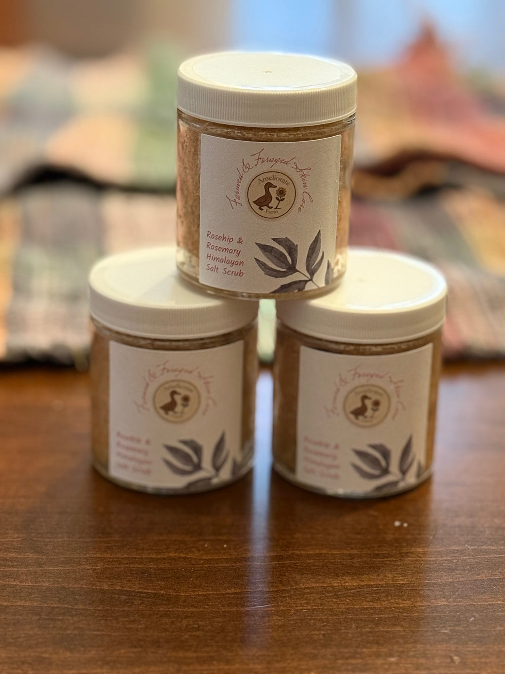 Rosehip & Rosemary Himalayan Salt Scrub