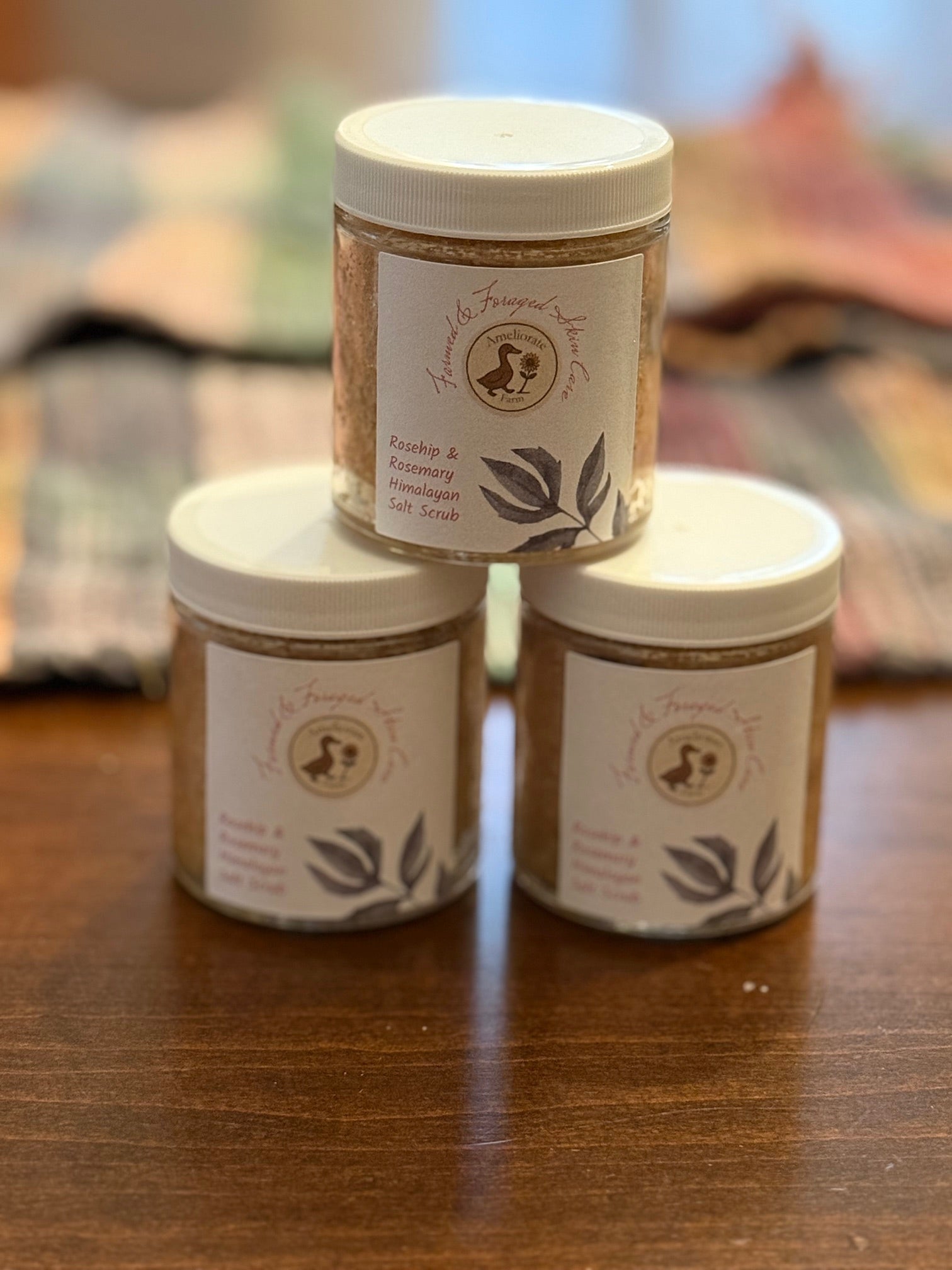 Rosehip & Rosemary Himalayan Salt Scrub
